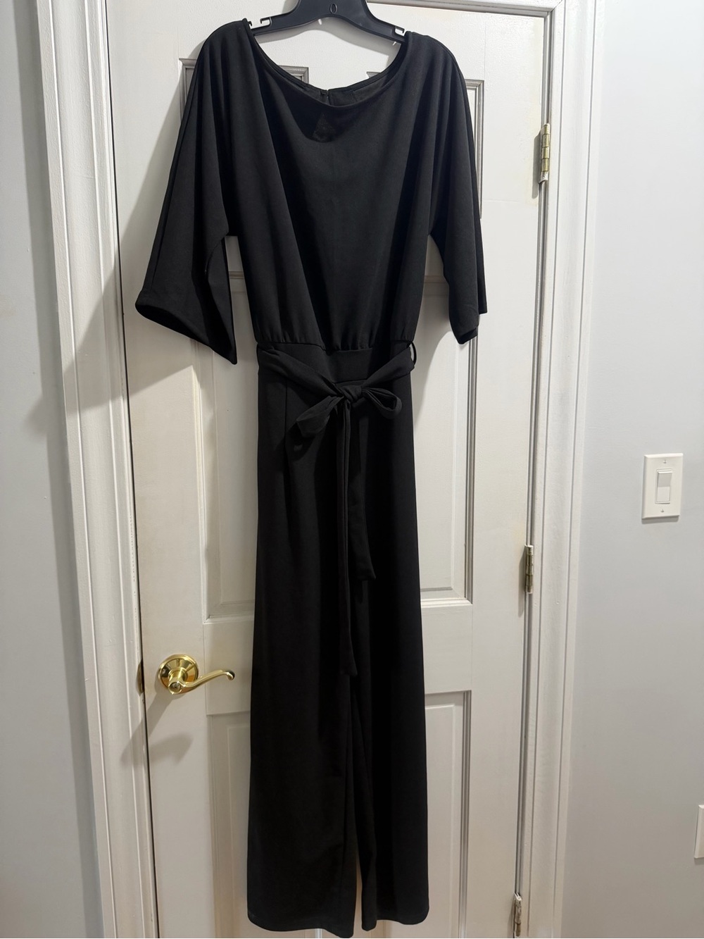 Belted Wide-Leg Jumpsuit